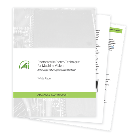 Advanced Illumination: Photometric Stereo Technique for Machine Vision