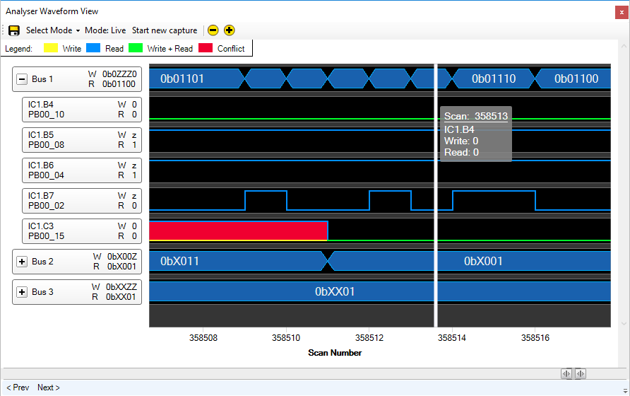 XJAnalyser Waveform View