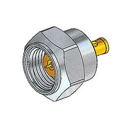 Southwest Microwave Cable Connectors 1.35 mm Plug (Male) Direct Solder