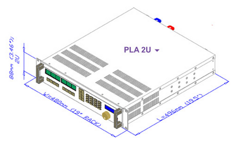 AMREL - PLA Series Air-Cooled Programmable DC Electronic Loads