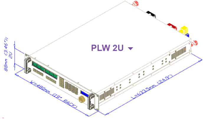 AMREL - PLW Series Water-Cooled Programmable DC Electronic Loads