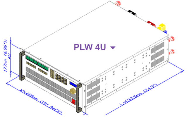 AMREL - PLW Series Water-Cooled Programmable DC Electronic Loads