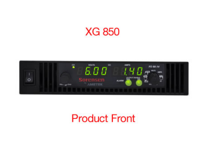 Sorensen - XG 850 Series Full & 1/2 Rack Programmable DC Power Supplies