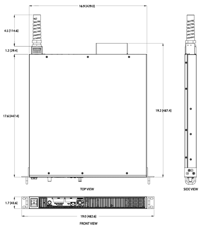 Sorensen - XG 1500 - 1500 Watt, 1U Programmable DC Power Supplies