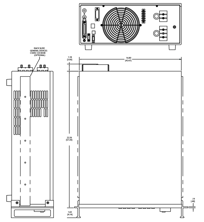 California Instruments - i-iX Series II 3kVA - 15kVA AC/DC Power Source with a high performance power analyzer