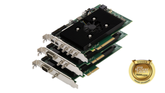 Matrox Imaging - Rapixo CXP Single- to quad-input CoaXPress 2.0 frame grabbers with optional data forwarding and FPGA-based image processing offload