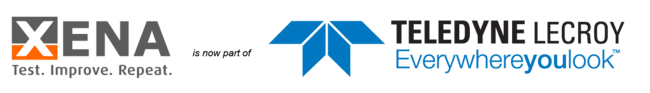 Xena and Teledyne LeCroy logo