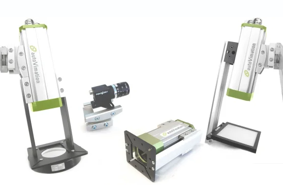 autoVimation camera mounts, illumination adpaters and mounting arms