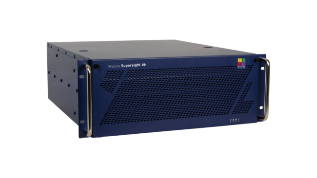 Matrox Imaging - Supersight Imaging Computer, High-density computing platform for demanding industrial imaging Matrox Imaging - Supersight Imaging Computer, High-density computing platform for demanding industrial imaging